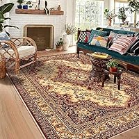 Amazon｜mongdodo ペルシャ絨毯風 ラグ 80*120cm カーペット
